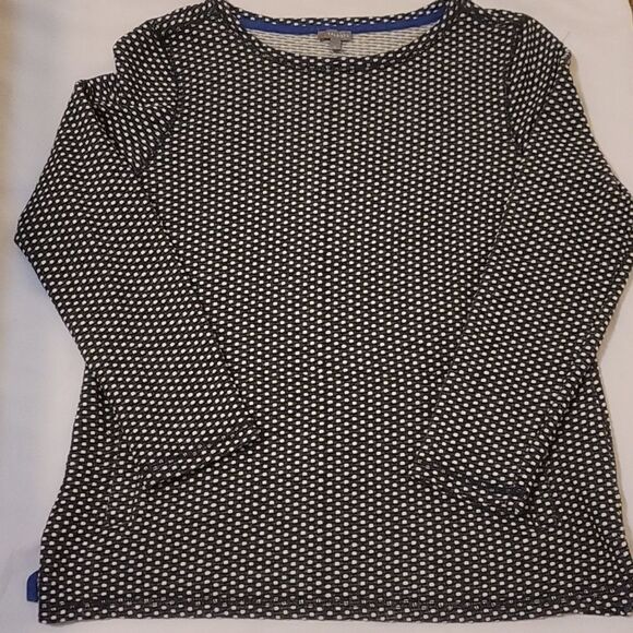Talbots polka dot blouse size large - Picture 1 of 8